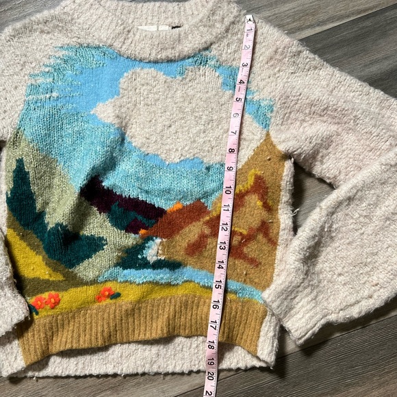 Anthropologie Sleeping On Snow Wool Blend Gorgeous Sweater- XS - Picture 3 of 8